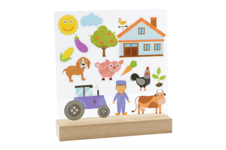 gommettes vitrostatiques pour fenêtres - Educational Stickers – 10doigts.fr