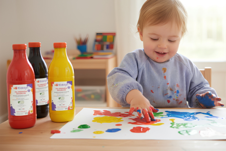 gouache bebé niños  - Pinturas para bebés – 10doigts.fr