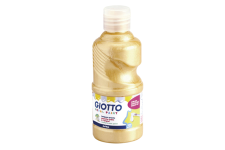Giotto Metallic Gouache, 250 ml - gold and silver - 3 - Liquid Gouache Paint - 10doigts.com - Liquid gouache paint: bright colors that wash away with water – 10doigts.fr