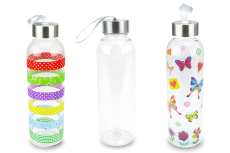 Glass Water Bottle - 3 - Glass Supports - 10doigts.com - Glass Supports – 10doigts.fr