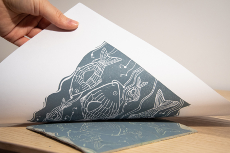 grabado tinta pintura - Linogravura – 10doigts.fr