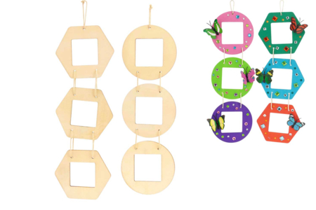 Photo Frame Trios - 2 Sets (6 Frames) - 1 - Wooden Photo Frames - 10doigts.com - Wooden Photo Frames – 10doigts.fr