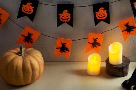 Halloween Felt, 50 x 75 cm - 4 - Felt Sheets - 10doigts.com - Felt Sheets – 10doigts.fr