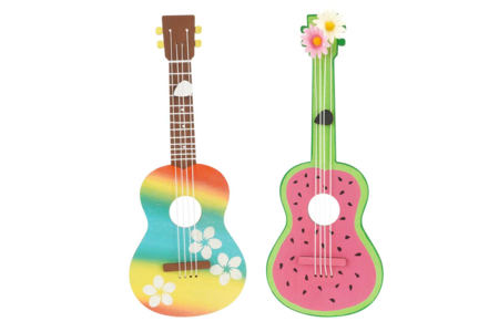 Decorative Wooden Guitar with Elastic - 5 - Wooden Games and Toys - 10doigts.com - Wooden Games and Toys – 10doigts.fr