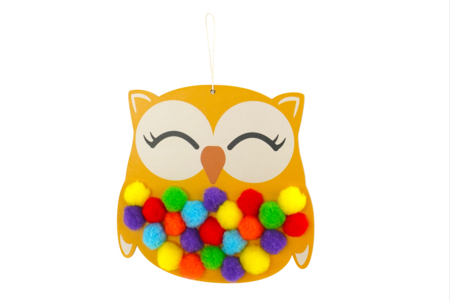 Pom Pom Owl Kit - 6 Pieces - 4 - Creative Autumn Kits - 10doigts.com - Creative Autumn Kits – 10doigts.fr
