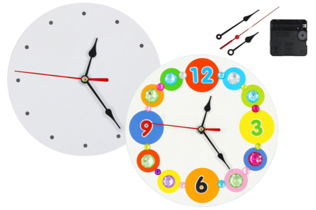reloj de cartón - Relojes para fabricar – 10doigts.fr