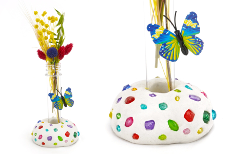 idea regalo día de la madre niños jarrón flor - Manualidades día de la madre – 10doigts.fr