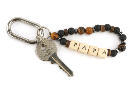 idée cadeau fête des pères porte clés DIY - Father's Day Crafts – 10doigts.fr