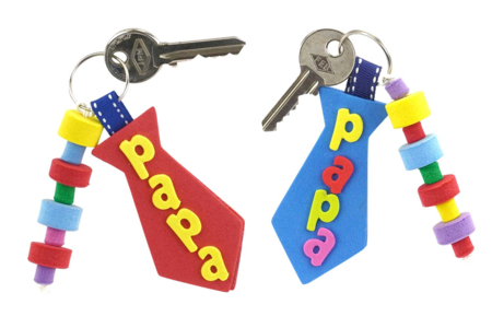 idea regalo día del padre niño llavero - Llaveros y organizadores de llaves para Papá – 10doigts.fr