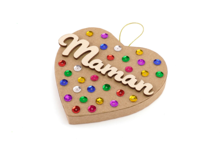 idée cadeau pas cher fête des mères coeur enfants DIY - Mother's Day Crafts – 10doigts.fr