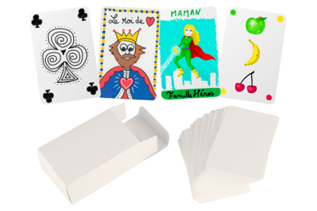Card Game + Customizable Box - 60 Cards - 4 - Paper Supports - 10doigts.com - Paper Supports – 10doigts.fr