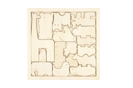 Juego lógico Animales Madera - Puzzles – 10doigts.fr