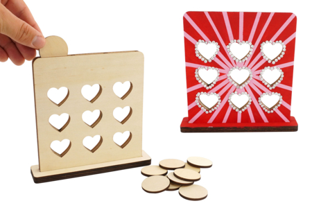 Wooden Heart Power + Tokens - 2 - Wooden Games and Toys - 10doigts.com - Wooden Games and Toys – 10doigts.fr