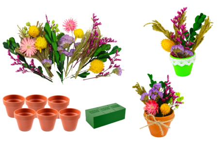 kit decoración flores secas - Kits fiesta de los padres – 10doigts.fr