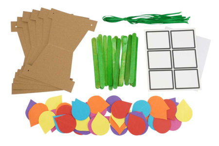 Kit de tarjetas tulipanes - 6 tarjetas - Kits fiesta de los padres – 10doigts.fr