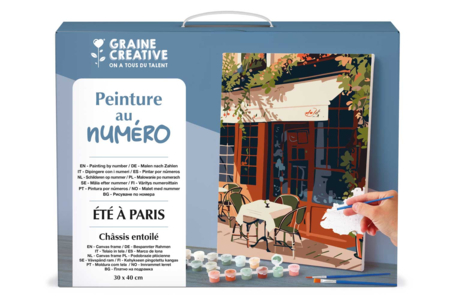 Creative Kit Paint by Numbers - Summer in Paris - Paint by Numbers – 10doigts.fr