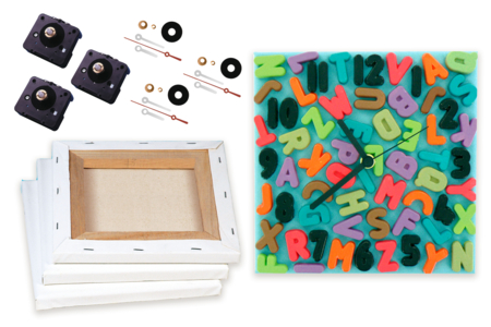 Clock Making Kit - 3 Pieces - 3 - Office Supplies - 10doigts.com - Office Supplies – 10doigts.fr