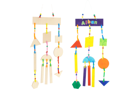 Decorative Mobile Kits - 6 Mobiles - 1 - Wooden Decorative Suspensions - 10doigts.com - Wooden Decorative Suspensions – 10doigts.fr