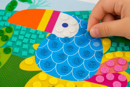 kit mosaiques paillettes toucan - Novedades 2026 – 10doigts.fr
