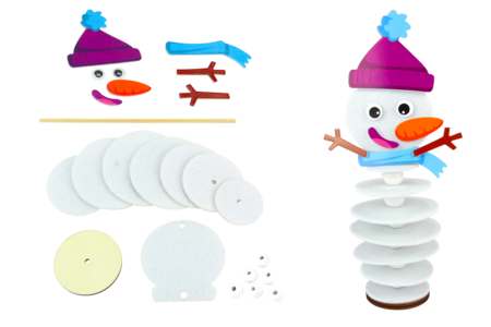 Felt Snowman Kit - 2 - Felt Kits - 10doigts.com - Felt Kits – 10doigts.fr