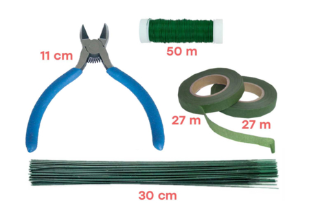 kit de herramientas de flores artificiales - Material para arte floral – 10doigts.fr