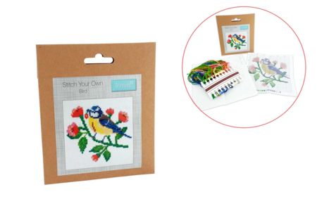 Cross Stitch Kit: Bird - 1 - Sewing Kits - 10doigts.com - Sewing Kits – 10doigts.fr