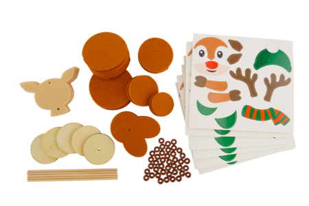 Kit reno de Navidad de fieltro - Kits creativos de Navidad para los niños – 10doigts.fr