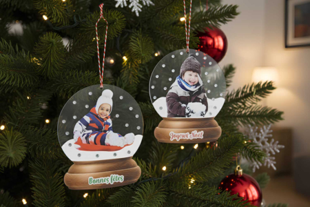 Kit suspensiones bola de nieve - Kits creativos de Navidad para los niños – 10doigts.fr