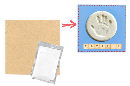 Baby Handprint Frame Kit - 1 - Imprints - Molding and Casting - 10doigts.com - Imprints - Molding and Casting – 10doigts.fr