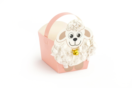 Kits de cestas de ovejas  - Cestas de Pascua – 10doigts.fr