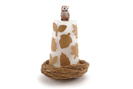 lampe hibou - Actividades manuales Otoño – 10doigts.fr