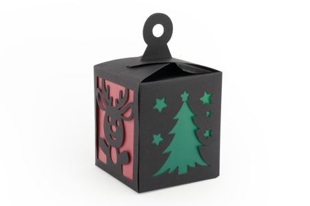 Christmas Stained Glass Lantern Kit - 4 Pieces - 4 - Christmas Lanterns - 10doigts.com - Christmas Lanterns – 10doigts.fr