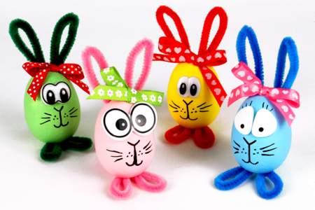 conejo de Pascua niños fácil divertido actividad - Actividades manuales DIY Pascua – 10doigts.fr