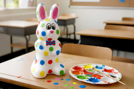 Standing Styrofoam Rabbit - 2 - Styrofoam - Decorative Supports - 10doigts.com - Styrofoam - Decorative Supports – 10doigts.fr