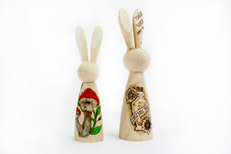 Pirograbador conejo - 10doigts.fr