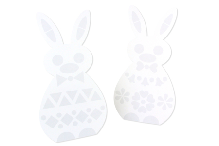 Easter Bunny Kit + Stickers - 2 pcs - 4 - Easter Craft Kits - 10doigts.com - Easter Craft Kits – 10doigts.fr