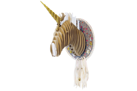 Unicorn Head Trophy to Assemble - 5 - Cardboard Animals - 10doigts.com - Cardboard Animals – 10doigts.fr