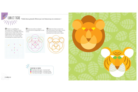 Book: Drawing with a Compass - 4 - Coloring Books and Drawings - 10doigts.com - Coloring Books and Drawings – 10doigts.fr