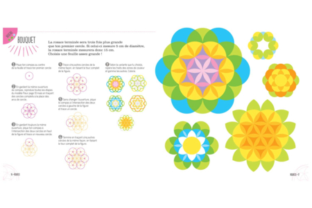 Book: Drawing with a Compass - 2 - Coloring Books and Drawings - 10doigts.com - Coloring Books and Drawings – 10doigts.fr