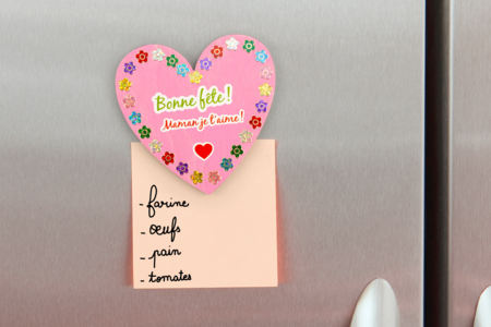 Imán corazones frigorífico - Imanes personalizables – 10doigts.fr