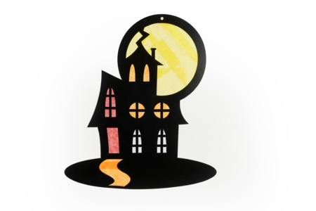 casa encantada vitral - Kits creativos de Halloween – 10doigts.fr
