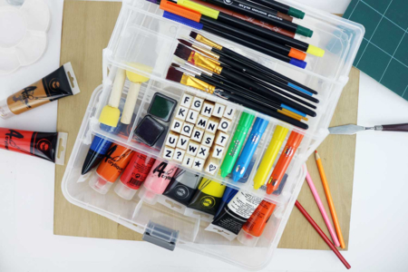 Plastic Storage Box - 2 - Palettes and Storage - 10doigts.com - Palettes and Storage – 10doigts.fr