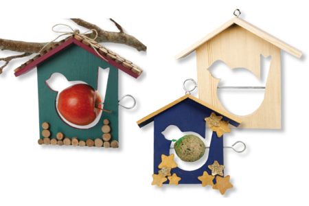 Wooden Bird Feeder to Hang - 6 - Wooden Birdhouses and Feeders - 10doigts.com - Wooden Birdhouses and Feeders – 10doigts.fr