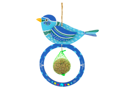 Bird Feeders + Fat Balls - 6 pcs - 5 - Wooden Birdhouses and Feeders - 10doigts.com - Wooden Birdhouses and Feeders – 10doigts.fr