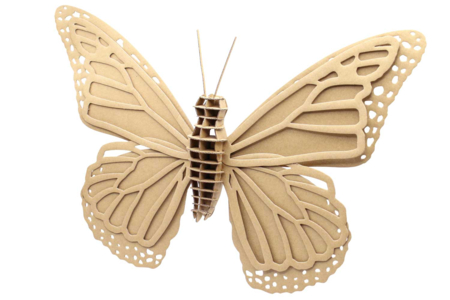 Maqueta Mariposa  - Maquetas en cartón – 10doigts.fr