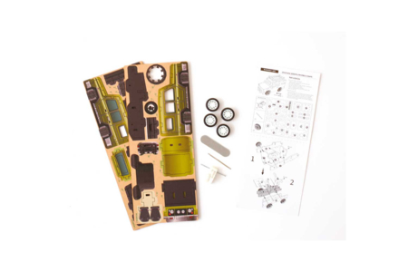 Friction Vehicle Model - 4 x 4 - 3 - Wood Models - 10doigts.com - Wood Models – 10doigts.fr