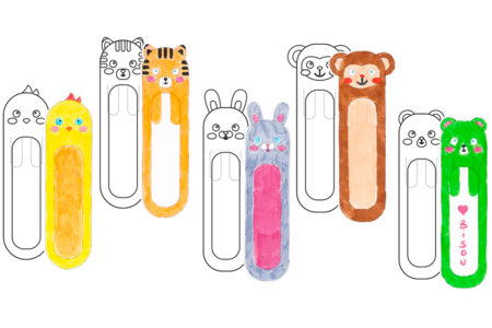 marcapáginas para colorear - Soportes de Colorear – 10doigts.fr