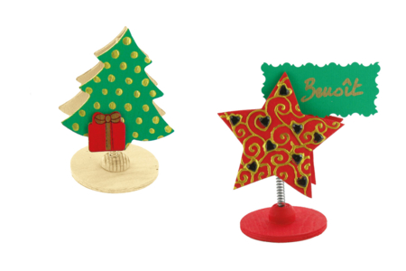 Wooden Christmas Place Card - 2 - Place Card - 10doigts.com - Place Card – 10doigts.fr