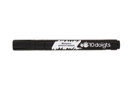 marqueur noir - Paint Markers – 10doigts.fr