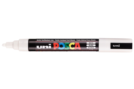 White Posca Marker - 1 - POSCA Markers - 10doigts.com - POSCA Markers – 10doigts.fr